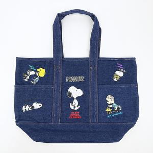 SNOOPY（スヌーピー） PEANUTS サイドボタントートバッグ スヌーピー 
