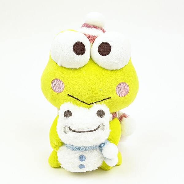 サンリオ けろけろけろっぴ×かえるのピクルス ぬいぐるみS （雪だるま/けろけろけろっぴ）