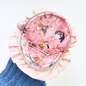 モフサンド × 日比谷花壇 フリルミニポーチ ...の詳細画像3