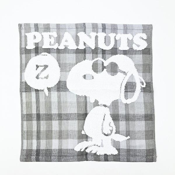 スヌーピー ウォッシュタオル 今治タオル グレー SNOOPY 西川