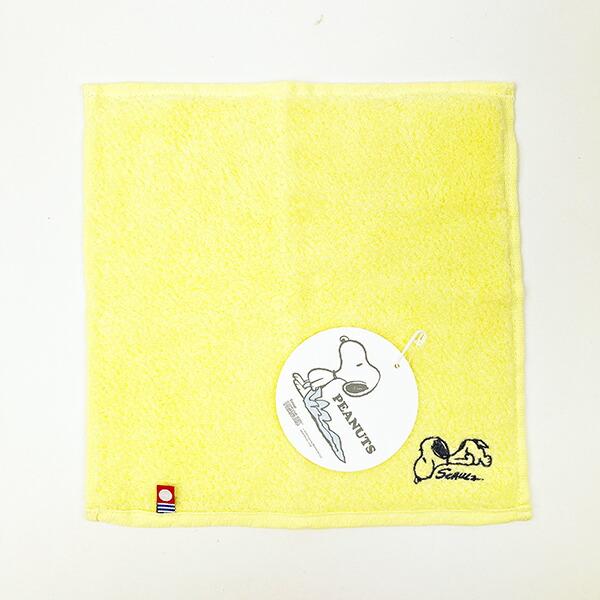 スヌーピー かるわた  Happiness ミニタイル SNOOPY 今治タオル 西川
