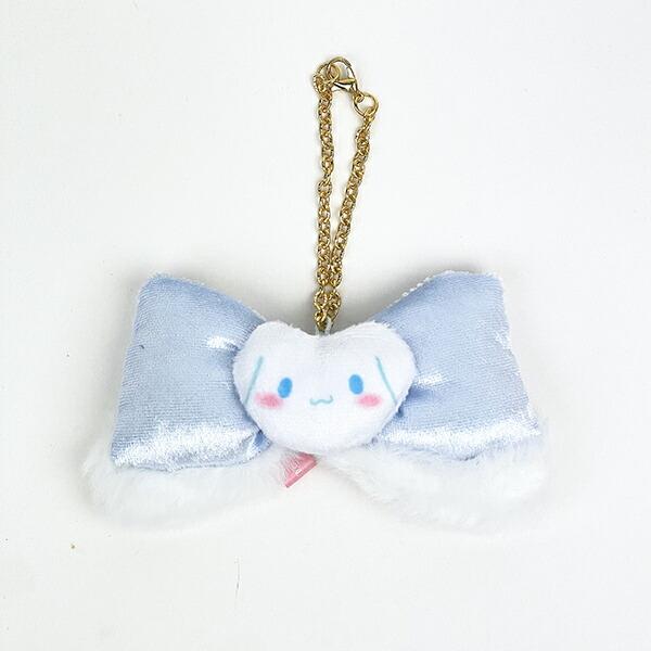 サンリオ ふわみみリボン バッグチャーム シナモロール シナモン キーホルダー アクセサリー マスコ...