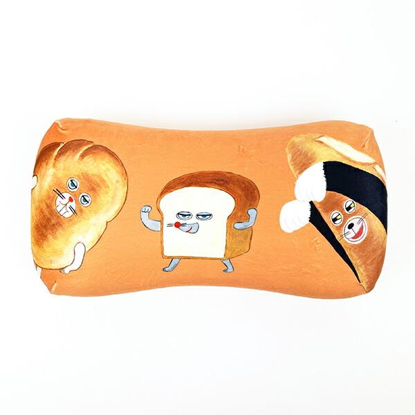 パンどろぼう ミニリラックスピロー ブラウン 低反発枕 寝具 腰当て キッズ