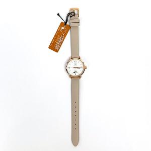 スヌーピー ラウンドウォッチ グレー 腕時計 アクセサリー