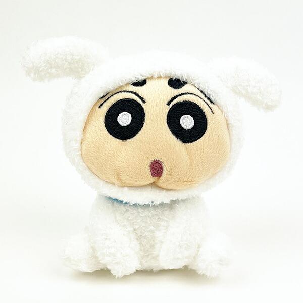 クレヨンしんちゃん シロしんちゃん おすわりマスコット ぬいぐるみ