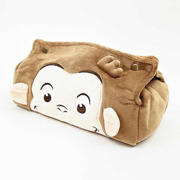 おさるのジョージ ドアップティッシュカバー 日用品