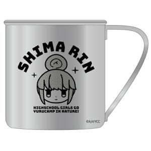 ゆるキャン  志摩リンの顔 ステンレスマグカップ