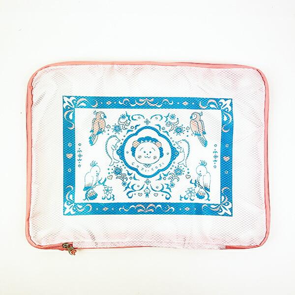 コジコジ コジコジとオウム 衣類圧縮バッグ(L)