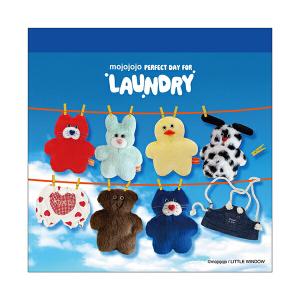 モジョジョジョ(mojojojo) スクエアメモ LAUNDRY 文具 日本製