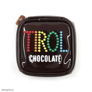 チロルチョコ ダイカットポーチ （BR） 小物入れ お菓子 アコモデ ACCOMMODEの商品画像