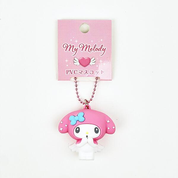 サンリオ マイメロディ ピンク エンジェルシリーズ PVCマスコット キーホルダー Sanrio