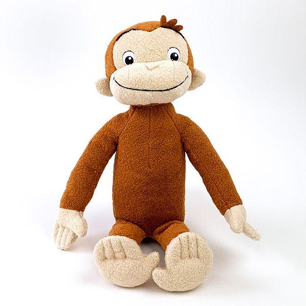 おさるのジョージ ぬいぐるみ Mサイズ アニメーションジョージ/ふかふか インテリア ブラウン