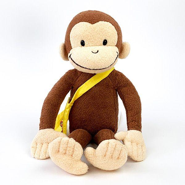 おさるのジョージ ぬいぐるみ Mサイズ クラシックジョージ/ふかふか インテリア ブラウン