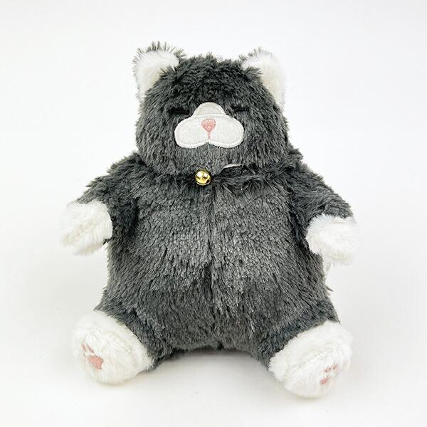 ねこ肯定感 くろねこのまぐろ  手のひらサイズ  ぬいぐるみ