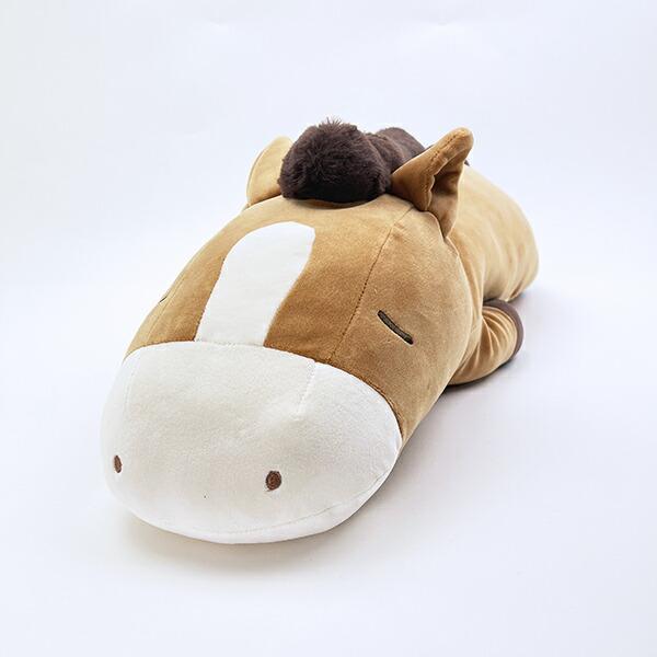 プレミアムねむねむ コクリコ 馬 ぬいぐるみ抱き枕 (L) キャメル りぶはあと 2026 干支