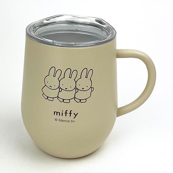 ミッフィー 蓋つきステンレスマグ (ベージュ) 保温 保冷 コップ ギフト miffy