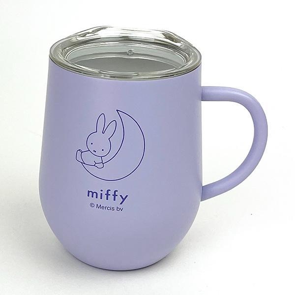 ミッフィー miffy 蓋つきステンレスマグ (パープル) 保温 保冷 コップ ギフト
