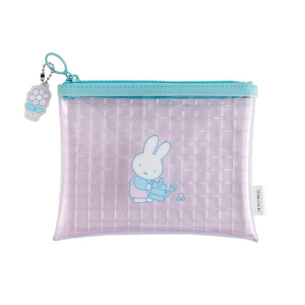 ミッフィー miffy PVCポーチ (flower)