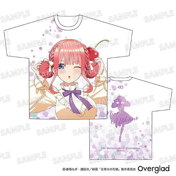 五等分の花嫁 フルグラフィックTシャツL クリームソーダver.（中野二乃）