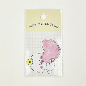 ほわころくらぶ ほわころちゃん ハート ステッカー 文具 シール