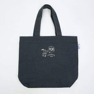 スヌーピー トートバッグ ブルーグレー SNOO...の商品画像