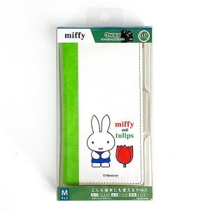 ミッフィー ｍiffy and tulip 3way スマホケース スマホカバー チューリップ グリーン Mサイズ グッズ｜perfectworld-tokyo