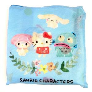 サンリオ マイメロディ エコバッグ BL ナチュラルフォレスト ハローキティ ハンギョドン シナモン バッグ ブルー グッズ