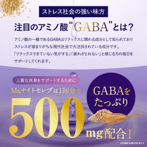 GABA 500mg Ms.ナイトセレブ トリ...の詳細画像4