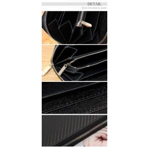 長財布 カーボン メンズ 財布 大容量 レザー...の詳細画像3