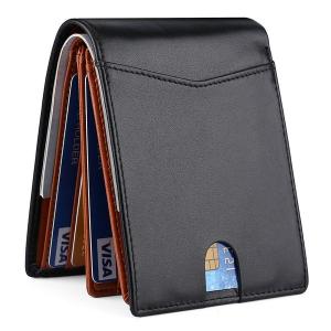 二つ折り財布 財布 本革 メンズ レディース カード収納 17枚 コインケース ボックス型 小銭入れ 無地 薄型 大容量 シンプル