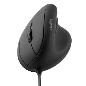 ペリックス エルゴノミクスマウス 有線 垂直型 -カスタマイズ可能ボタン5個 右手用 おすすめ 正規保証品 長時間の使用でも疲れにくい PERIMICE-508