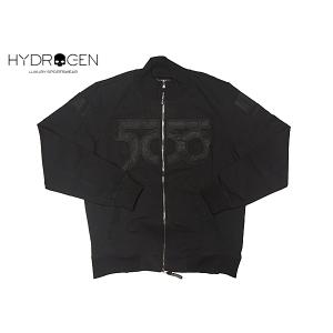 ハイドロゲンXフィアット FIAT01 BLACK 500byHydrogen ブラック フルジップアップ トラック ジャケット XL｜perlei