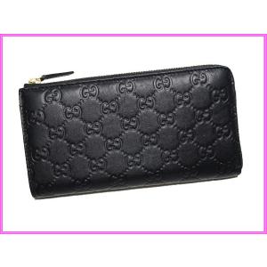 GUCCISSIMA グッチッシマ 332747 BNJ1G 1000 NERO インターロッキングG柄 ブラックレザー L字 ジップアラウンド ファスナー 長財布 GUCCI グッチ グッチシマ｜perlei