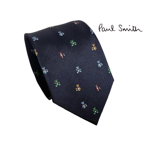 ポールスミス M1A 0TIEX GLU1 MEN TIE SPECIAL ネイビー系地 マルチカラ...