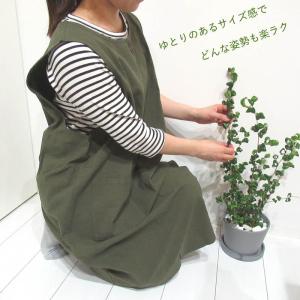 エプロン おしゃれ 大きいサイズ h型 薄手 ...の詳細画像4