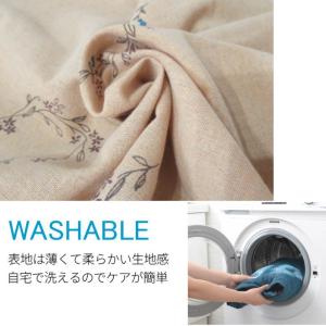 裏フリース 割烹着 冬 冬用 暖かい おしゃれ...の詳細画像4