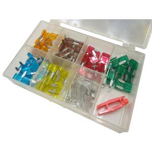 ミニヒューズセット マイクロヒューズ 5A 7.5A 10A 15A 20A 25A 30A 取外し...