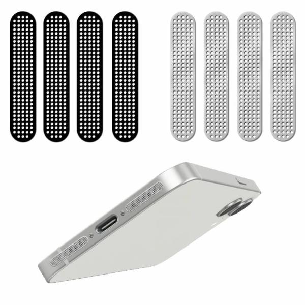 iPhone17 ダストガード  4枚入り マイクロフォン ガードカバー スピーカー ダストガード ...