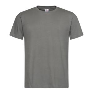 (ステッドマン) Stedman メンズ Classic Organic オーガニック コットン 半袖 Tシャツ 無地 AB271 (リアルグレー)｜pertemba