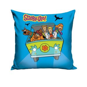 (スクービー・ドゥー) Scooby-Doo オフィシャル商品 キッズ・子供用 ミステリー・マシーン 中身入り クッション A｜pertemba