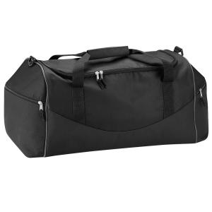 (クオドラ) Quadra チームウェア ボストンバッグ ダッフルバッグ 旅行かばん (55L) (2パック) BC4438 (ブラック/グレ