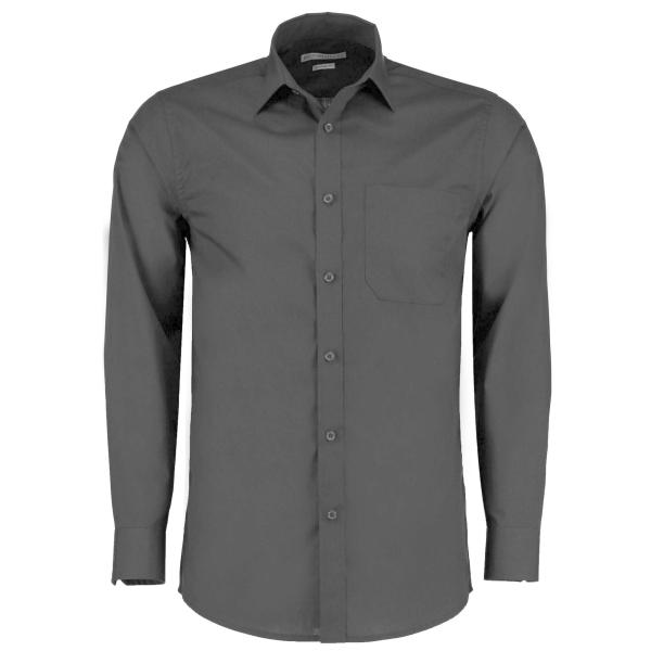 (カスタム・キット) Kustom Kit メンズ ポプリン テーラード 長袖シャツ フォーマルシャ...