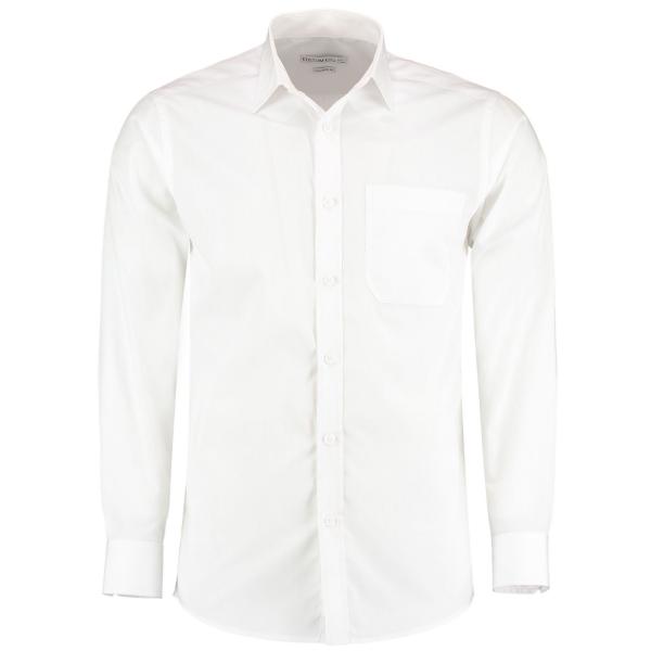 (カスタム・キット) Kustom Kit メンズ ポプリン テーラード 長袖シャツ フォーマルシャ...