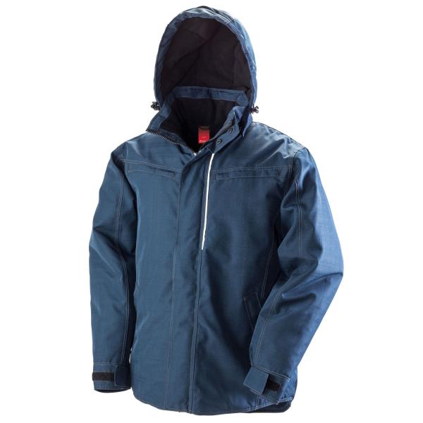 (リゾルト) Result メンズ WORK-GUARD テクスチャー デニム 作業着 ジャンパー ...