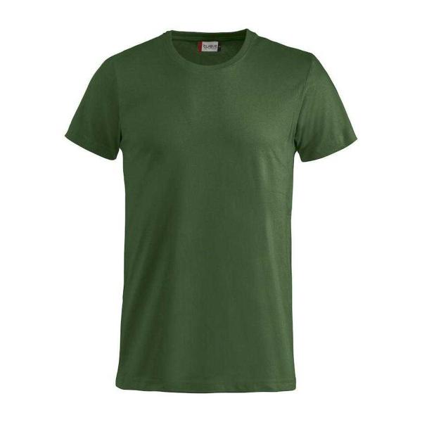 (クリーク) Clique Basic 半袖 Tシャツ BC6300 (ボトルグリーン)