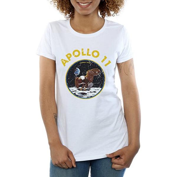 (ナサ) NASA オフィシャル商品 レディース Apollo 11 Tシャツ コットン 半袖 トッ...