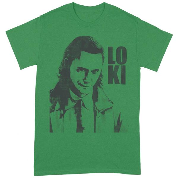 (ロキ) Loki オフィシャル商品 ユニセックス Headshot  Tシャツ 半袖 カットソー ...