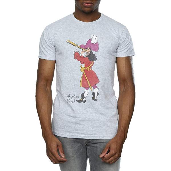 (ピーター・パン) Peter Pan オフィシャル商品 メンズ Classic フック船長 Tシャ...