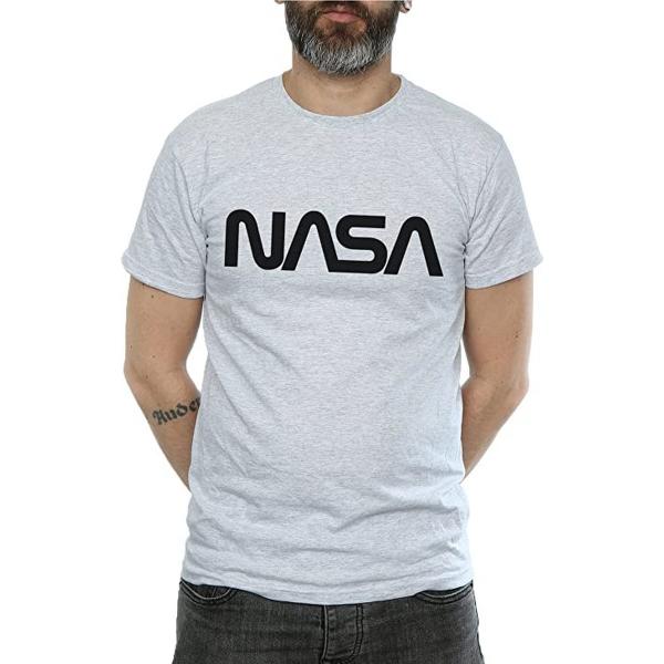 (ナサ) NASA オフィシャル商品 メンズ Modern ロゴ Tシャツ 半袖 トップス BI14...