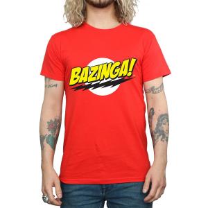(ビッグバン・セオリー ギークなボクらの恋愛法則) The Big Bang Theory オフィシャル商品 メンズ Bazinga Tシャツ コ｜pertemba